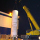 Автокран Liebherr LTM 1120 устанавливает цистерну на заводе Уралкалий