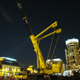 Строительство подземного торгового центра автокраном Liebherr LTM 1500