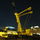 Строительство подземного торгового центра автокраном Liebherr LTM 1500
