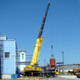 Строительство завода автокраном Liebherr LTM 1200