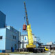 Строительство завода автокраном Liebherr LTM 1200