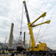 Строительство нефтеперерабатывающего завода автокраном Liebherr LTM 1500