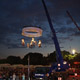 Автокран Liebherr LTM 1050 на театральном фестивале в Парке Горького