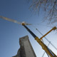 Автокран Liebherr LTM 1500 на строительстве электростанции в Щелково