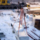 Автокран Liebherr LTM 1500 на строительстве электростанции в Щелково