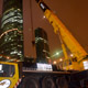 Автокран Liebherr LTM 1500 на погрузке проходческого щита в Москве