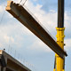 Автокран Liebherr LTM 1500 на строительстве развязки МКАД - Дмитровское шоссе