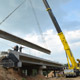 Автокран Liebherr LTM 1500 на строительстве развязки МКАД - Дмитровское шоссе
