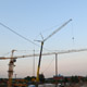 Автокран Liebherr LTM 1500 на сборке башенных кранов