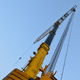 Автокран Liebherr LTM 1500 на сборке башенных кранов