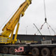 Автокран Liebherr LTM 1500 на строительстве развязки МКАД-Новорязанское шоссе