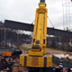 Автокран Liebherr LTM 1500 на строительстве развязки МКАД-Новорязанское шоссе