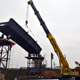 Автокран Liebherr LTM 1500 на строительстве развязки МКАД-Новорязанское шоссе