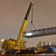 Автокран Liebherr LTM 1500 на строительстве развязки МКАД-Можайское шоссе