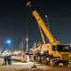 Автокран Liebherr LTF 1060 на реконструкции Можайского шоссе