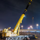 Автокран Liebherr LTM 1500 на реконструкции Можайского шоссе