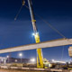 Автокран Liebherr LTM 1500 на реконструкции Можайского шоссе