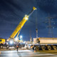 Автокран Liebherr LTF 1060 на строительстве развязки Мичуринский проспект - МКАД